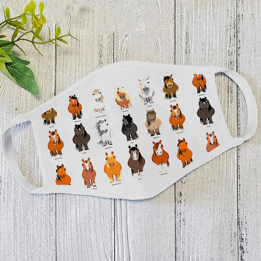 Horse Collection Funny Face Mask DL