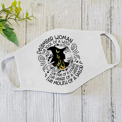 December Girl Wicca Face Mask DL