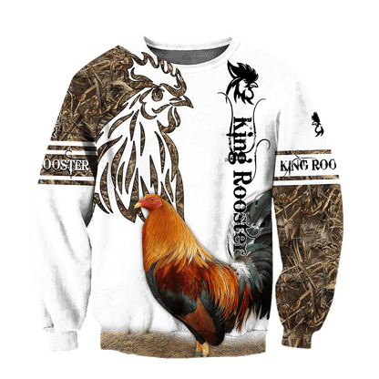 King Rooster Tattoo 3D Printed Unisex Shirts HHT23042105