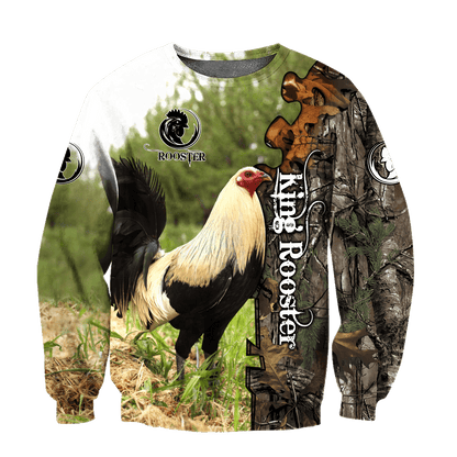 King Rooster 3D Printed Unisex Shirts HHT23042106