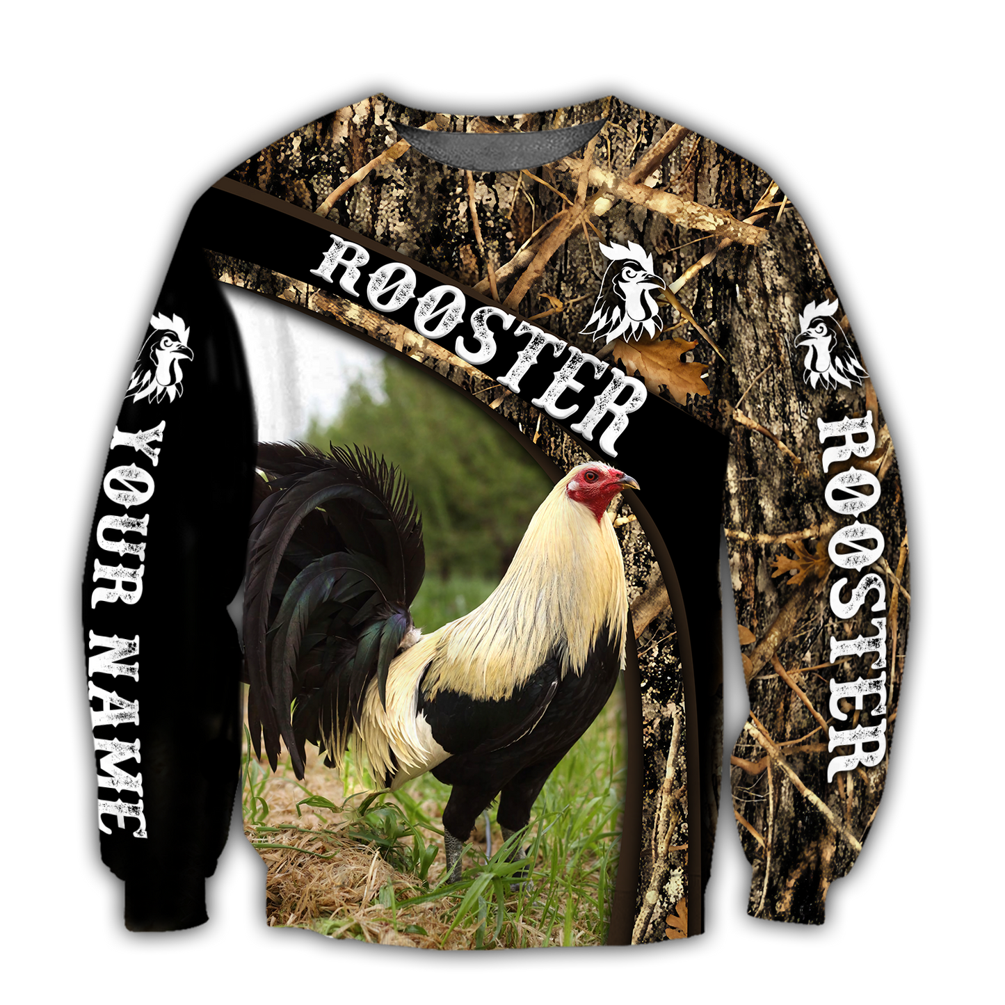 Personalized Rooster 3D Printed Unisex Shirts NTN24042104