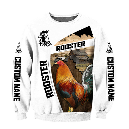 Personalized Rooster 3D Printed Unisex Shirts MH28042101.S1