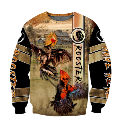 Personalized Rooster Fighting 3D Printed Unisex Shirts TNA05052105
