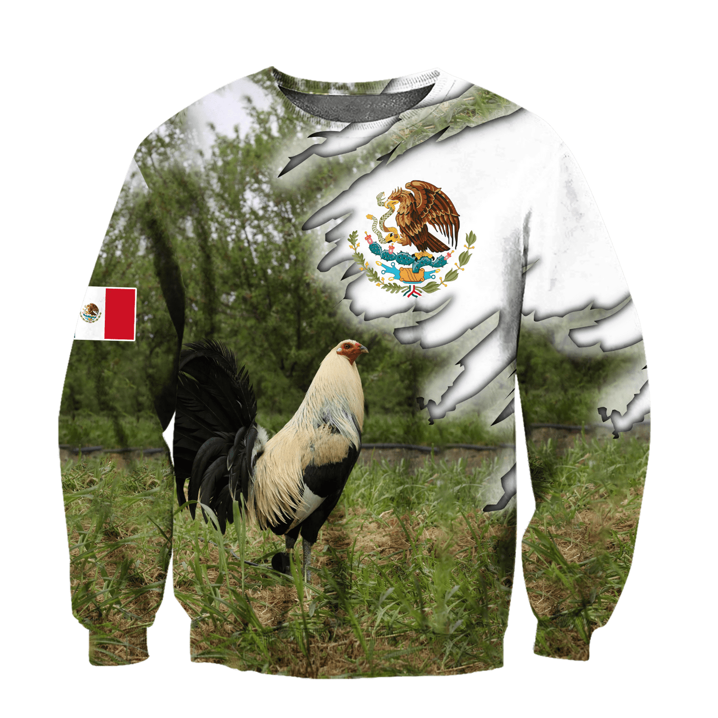 Mexican Rooster 3D Printed Unisex Shirts HHT13052107