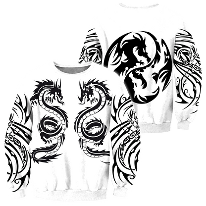 Premium Unisex All Over Printed Dragon Tatoo Shirts MEI
