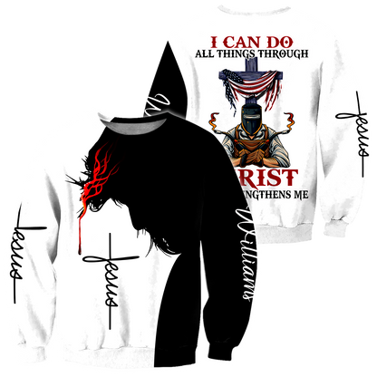 Unisex 3D All Over Printed Jesus Welder Shirts MEI