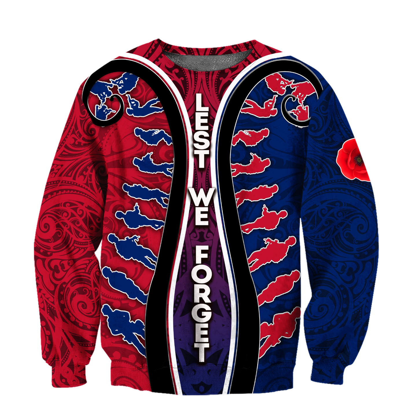 Special Anzac Day Lest We Forget Unisex Deluxe Hoodie ML