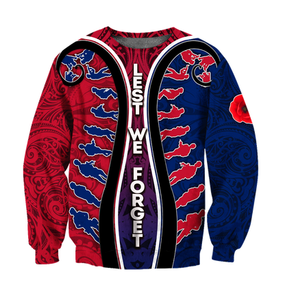 Special Anzac Day Lest We Forget Unisex Deluxe Hoodie ML