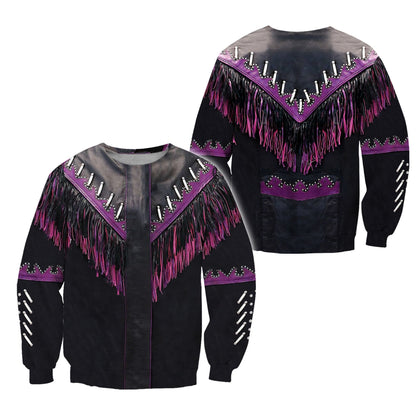 Cowboy Jacket No29 Cosplay 3D Over Printed Unisex Deluxe Hoodie ML