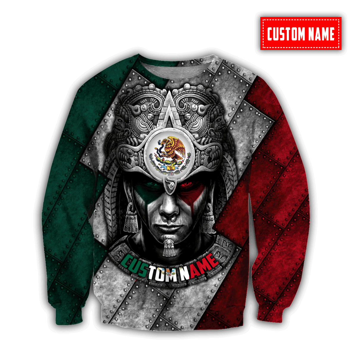 Personalized Mexican 3D All Over Printed Unisex Hoodie