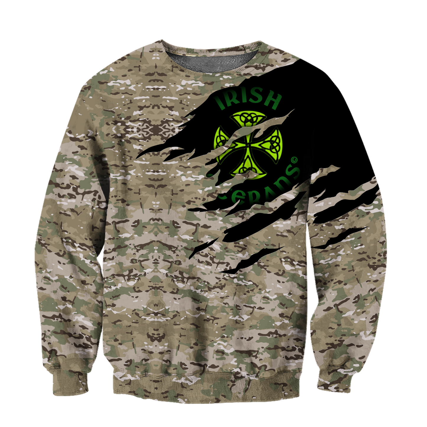 Irish Veterans 3D Hoodie Shirt For Men And Women
