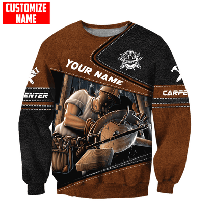 Tmarc Tee Personalized Name Carpenter 3D All Over Printed Unisex Shirts Ver 6