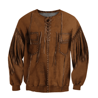 Cowboy Jacket No26 Cosplay 3D Over Printed Unisex Deluxe Hoodie ML
