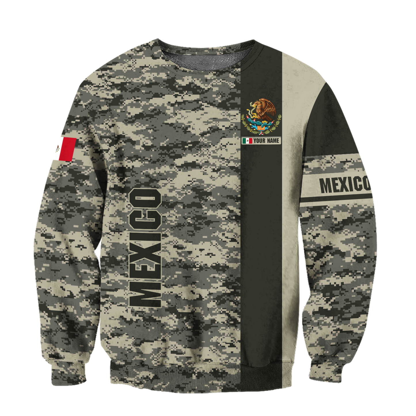 Personalized Mexican 3D All Over Printed Unisex Hoodie