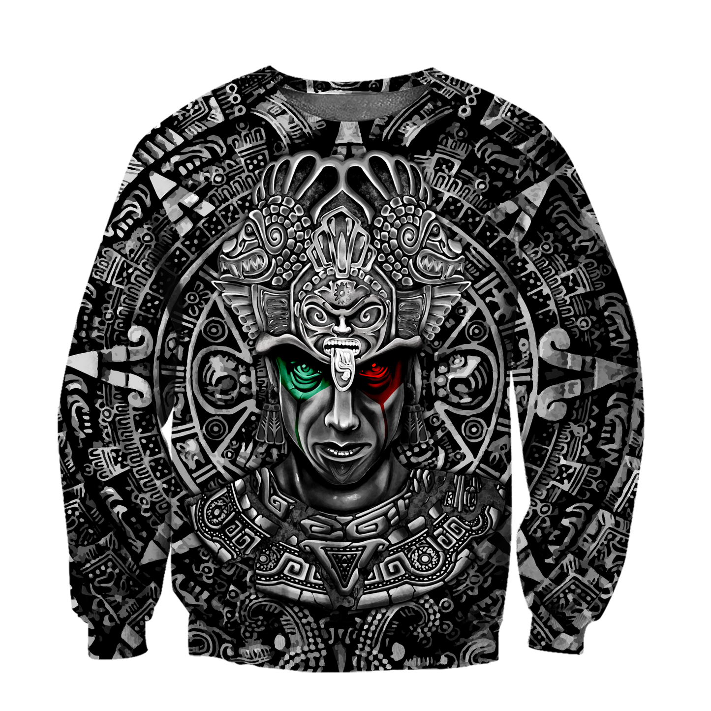 Aztec Warrior 3D All Over Printed Shirts For Men And Women