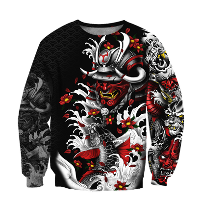 Premium Unisex 3D Printed Samurai Shirts MEI