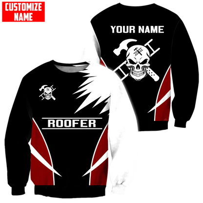 Premium 3D Printed Personalized Roofer Shirts MEI