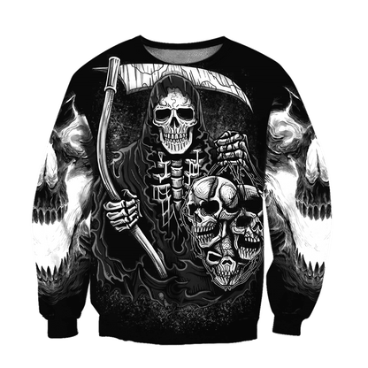Tmarc Tee Skull 3D All Over Printed Unisex Shirts