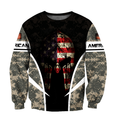 American 3D Over Printed Unisex Deluxe Hoodie ML MH25052102