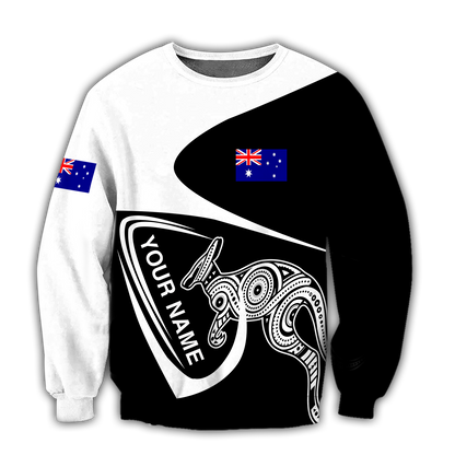Premium Unisex Hoodie Aboriginal Australia Custom Name ML