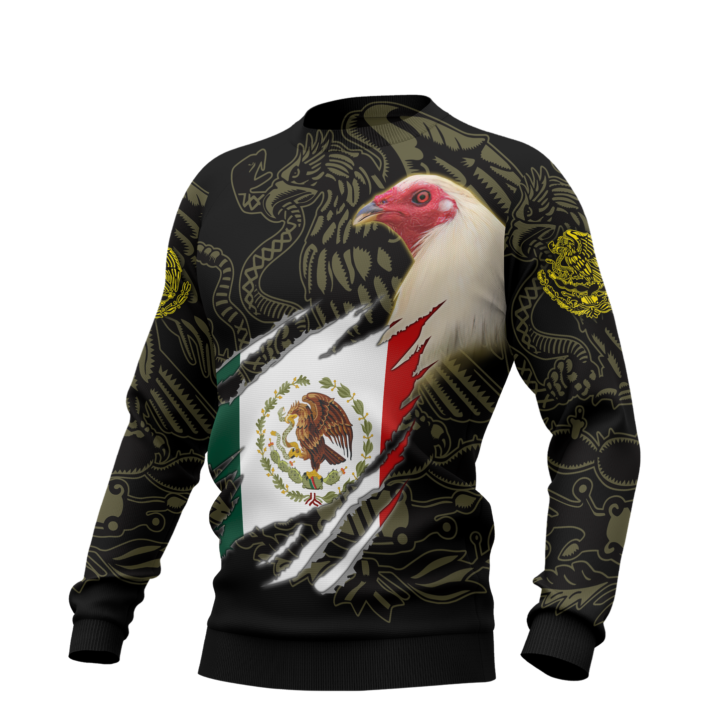 Personalized Mexican Rooster 3D Printed Unisex Shirt