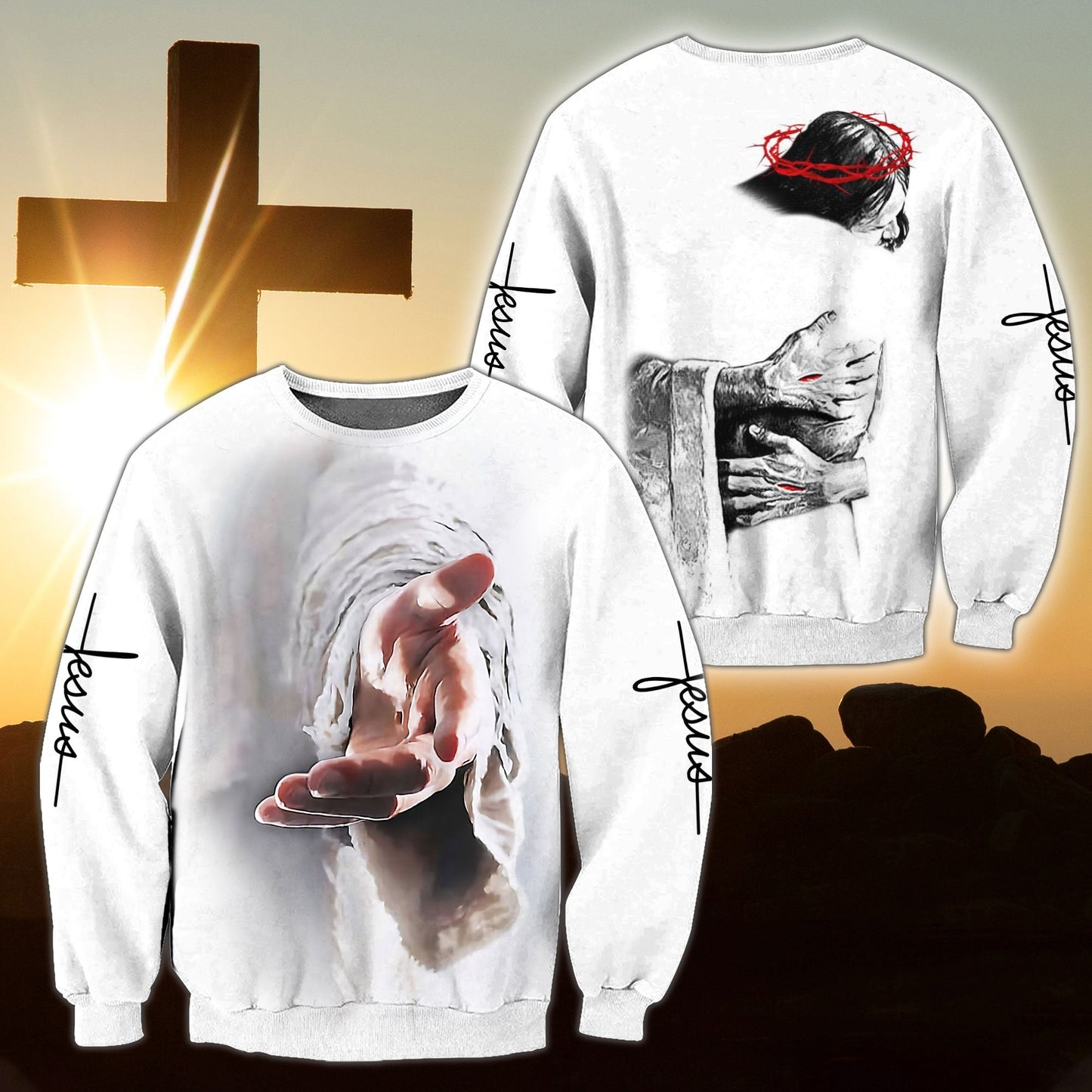 Jesus 3D All Over Printed Shirts