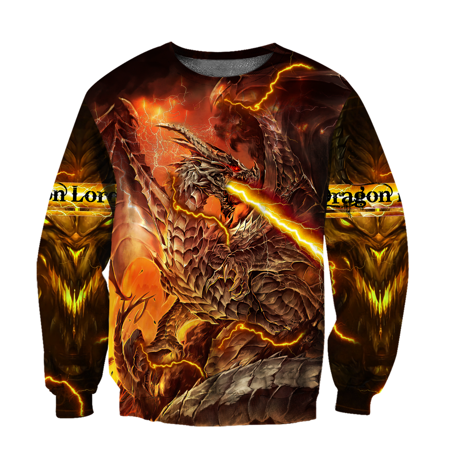 Premium Fire Dragon All Over Printed Shirts For Men And Women MEI