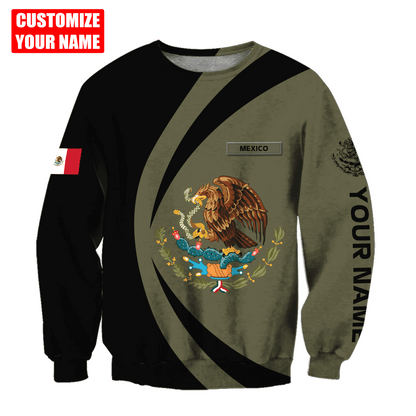 Personalized Name Mexico 3D All Over Printed Unisex Shirts Pi12072107