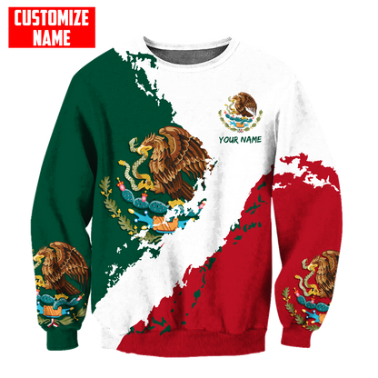 Persionalized Mexico 3D All Over Printed Unisex Shirts