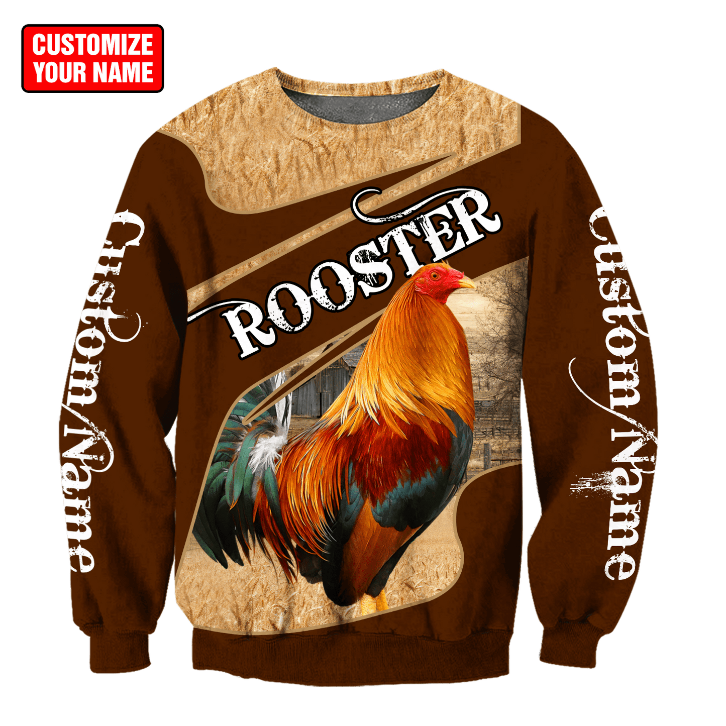 Personalized Rooster 3D Printed Unisex Shirts DD04062103