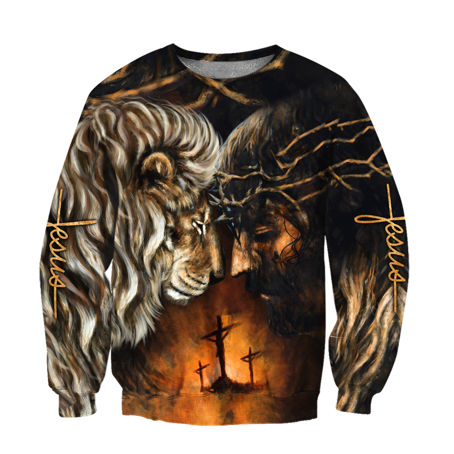 Christian Jesus Lion 3D All Over Printed Shirts