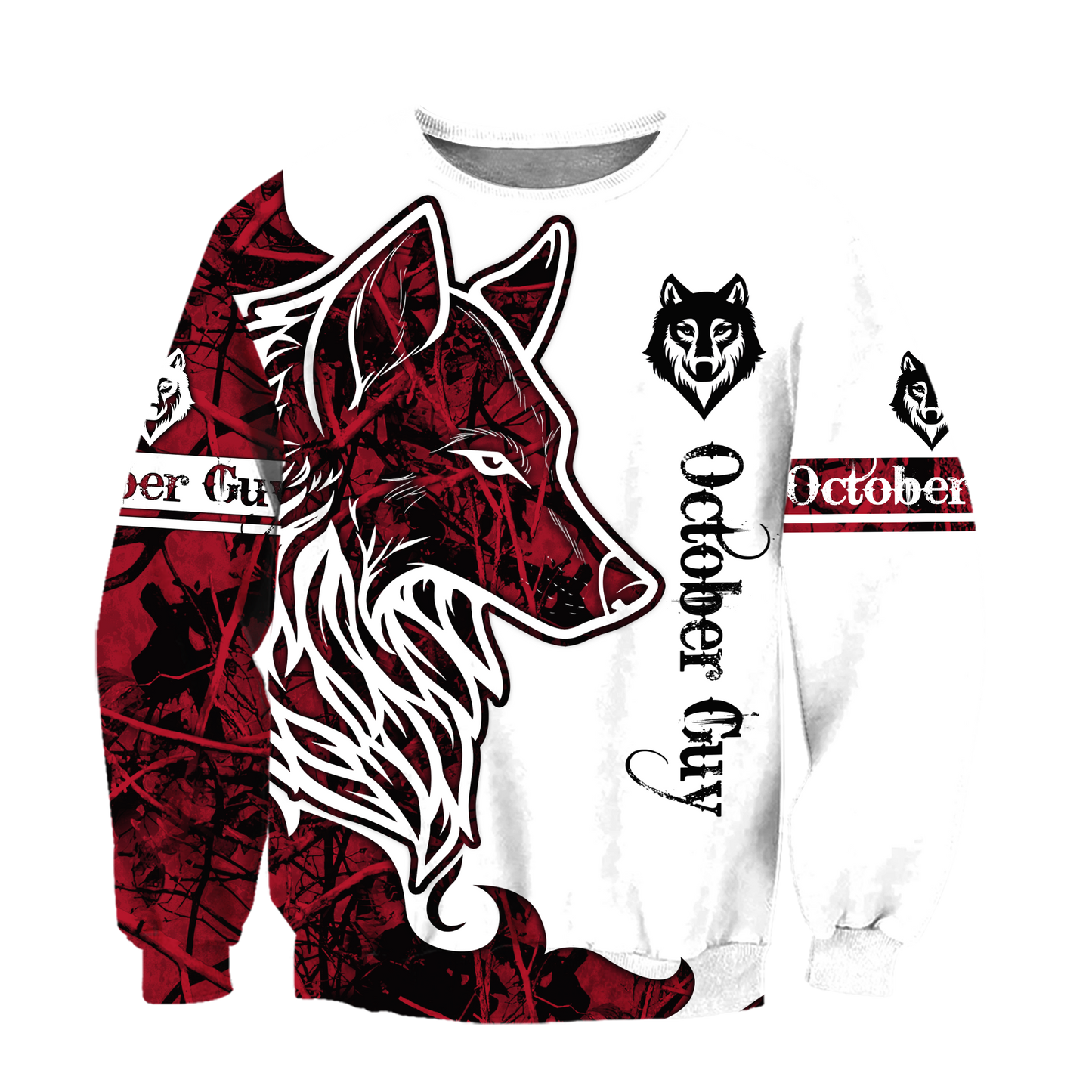 October Wolf 3D All Over Printed Shirts Pi112070