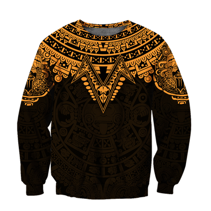 Aztec Mexico 3D All Over Printed Shirts For Men and Women