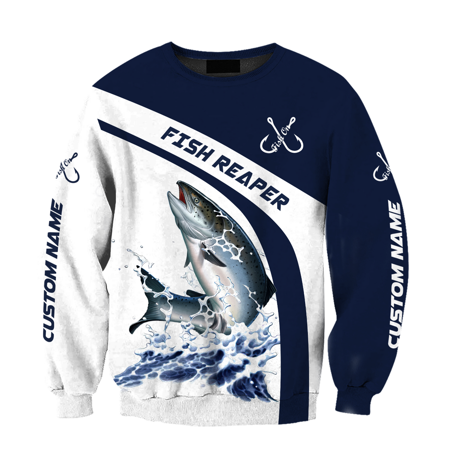 Custom name Sea Trout fishing design 3d print shirts