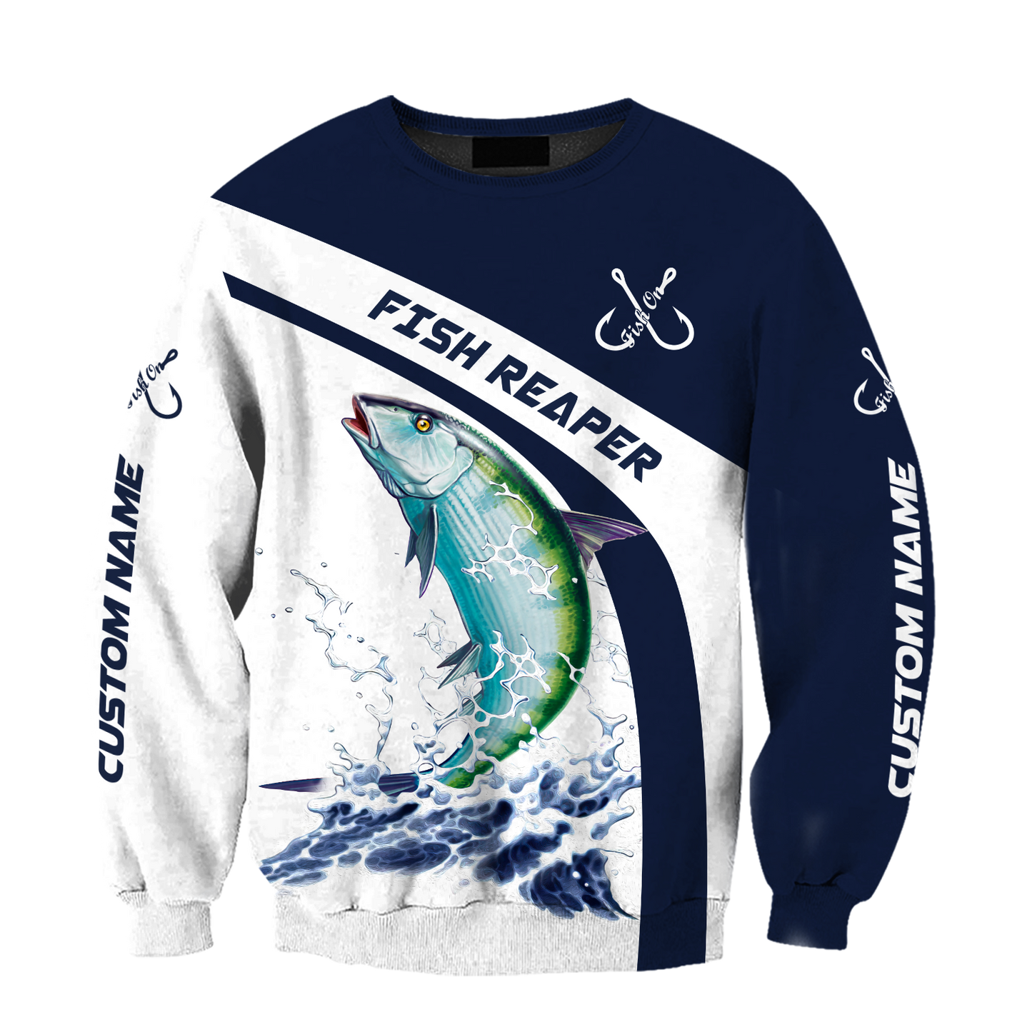 Custom name Bonefish fishing design 3d print shirts