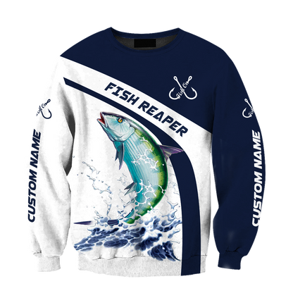 Custom name Bonefish fishing design 3d print shirts