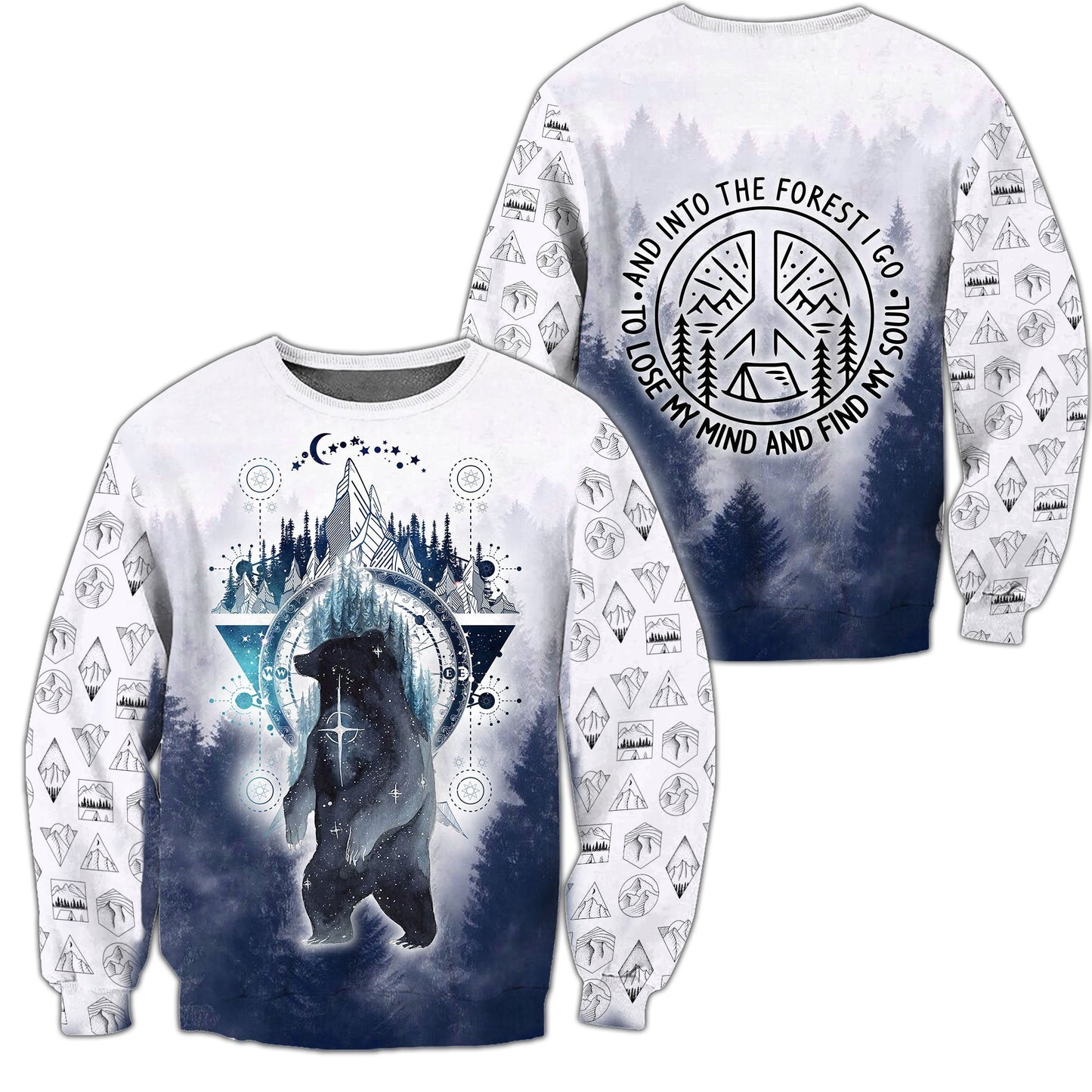 Camping 3D All Over Printed Unisex Shirts Winter Camping