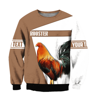 Personalized Rooster 3D Printed Unisex Shirts Pi03062106