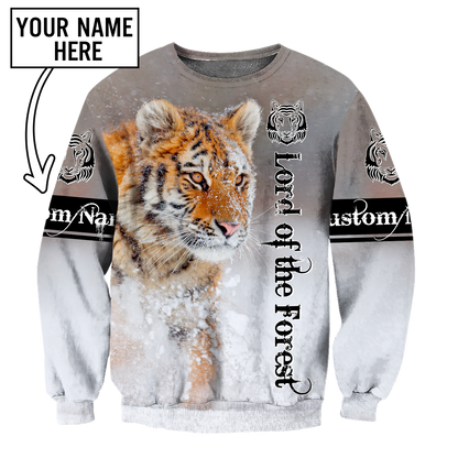 Customize Name Tiger 3D All Over Printed Shirts