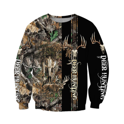 Premium Deer Hunting for Hunter Camo Forest 3D Printed Unisex Shirts