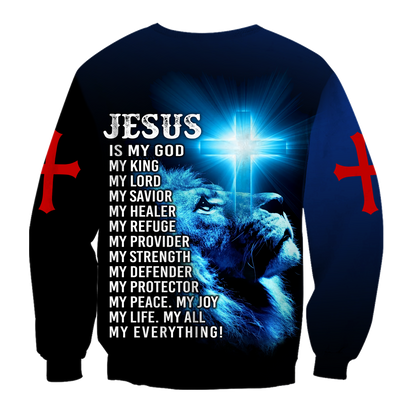 God and Lion - Christian - 3D All Over Printed Style for Men and Women