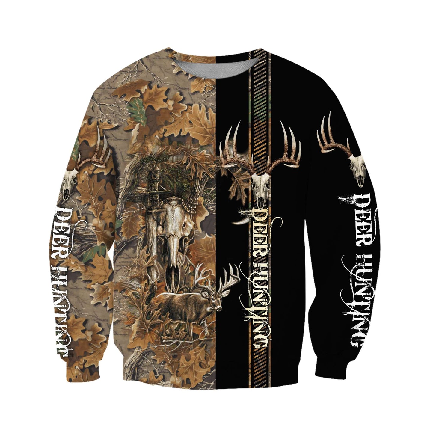 Premium Deer Hunting for Hunter Brown Camo 3D Printed Unisex Shirts