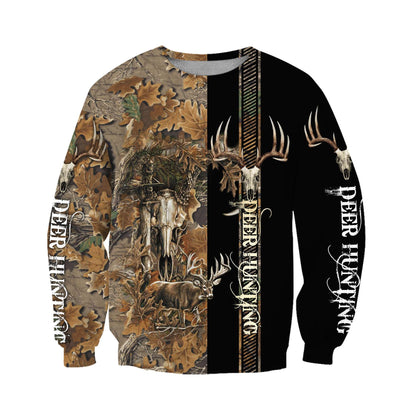 Premium Deer Hunting for Hunter Brown Camo 3D Printed Unisex Shirts