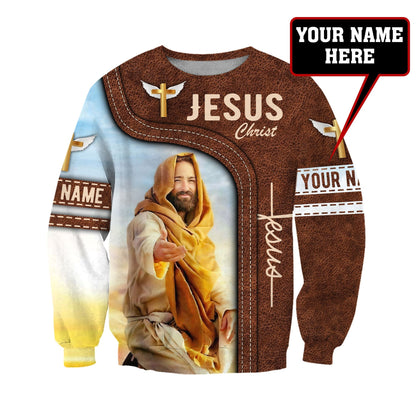 Persionalized Name Jesus 3D All Over Printed Unisex Hoodie
