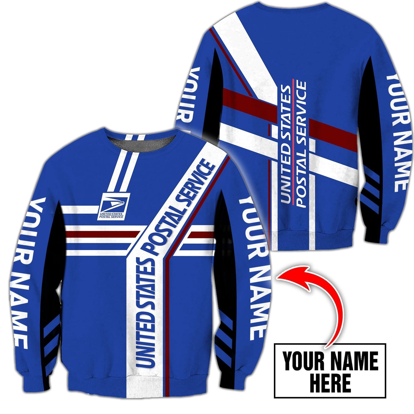Premium USPS Unisex 3D All Over Printed Shirts MEI