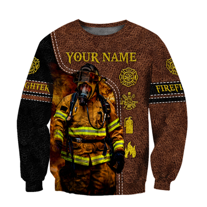 Customize Name Firefighter Hoodie For Men And Women TNA13052107