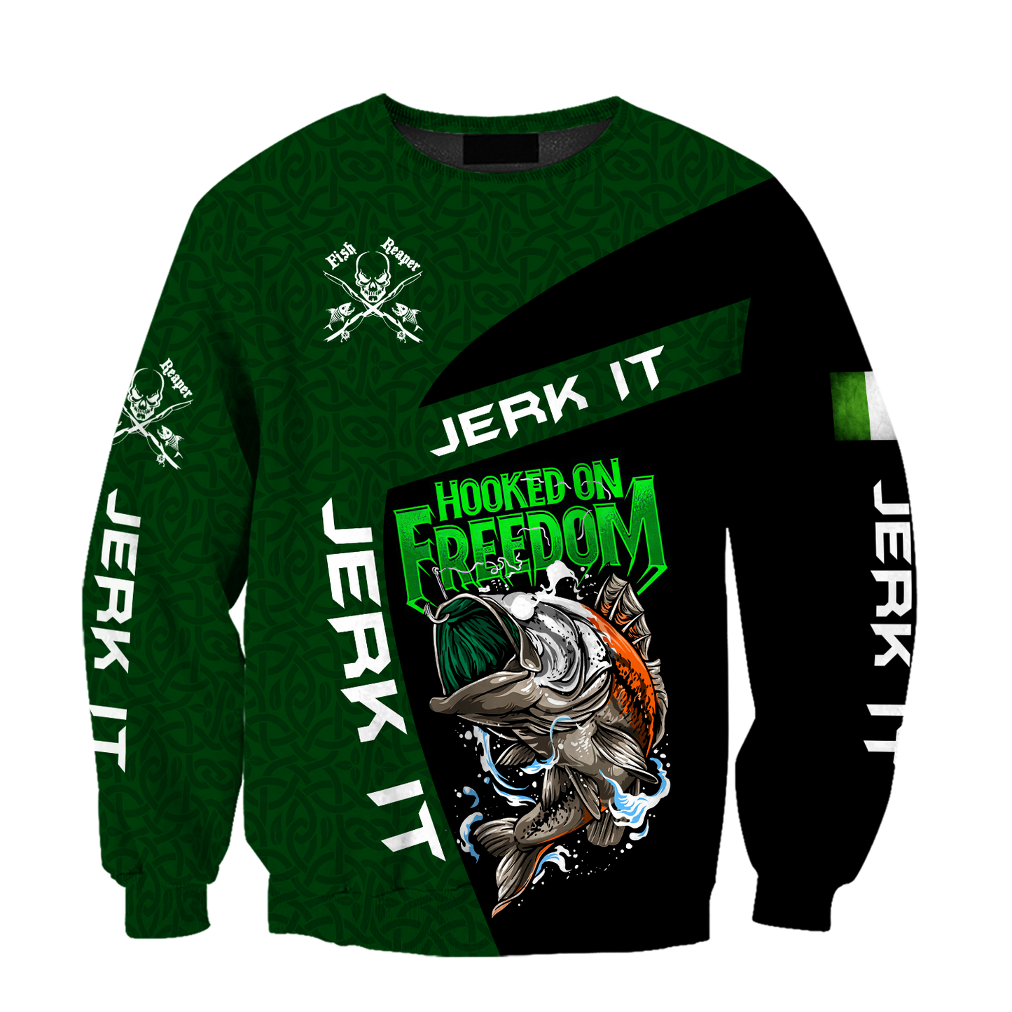 Ireland Fishing St.Patrick day Irish 3D print shirt