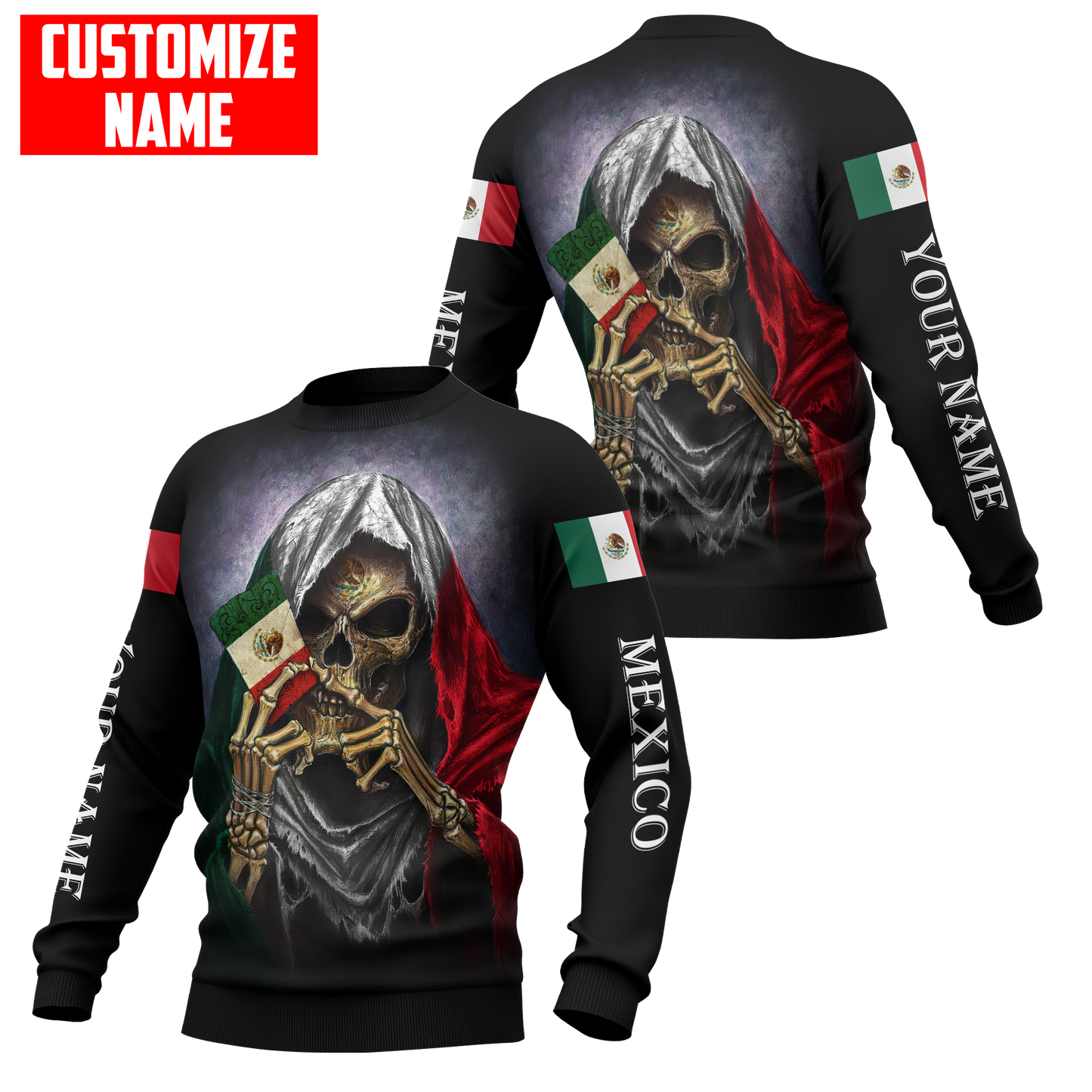 Persionalized Mexico 3D All Over Printed Unisex Shirts DQB03072101