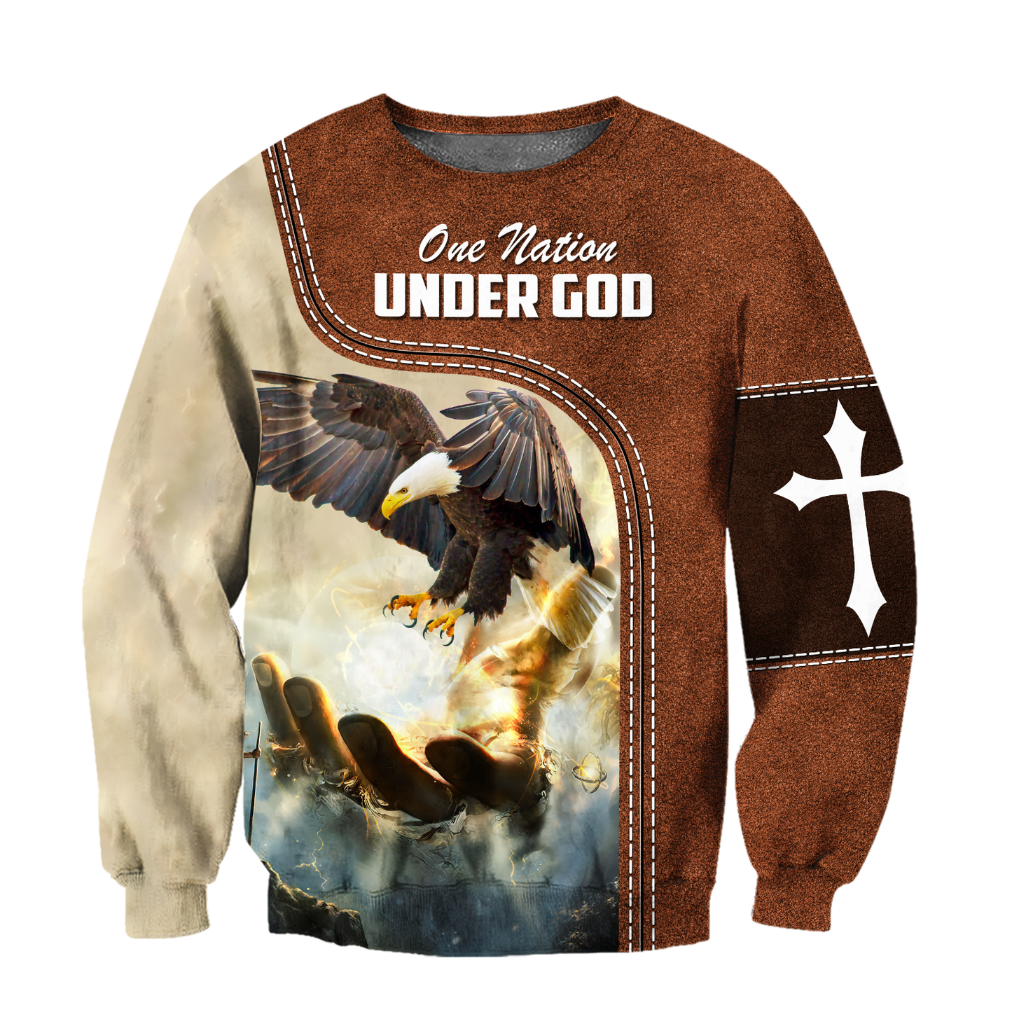 One Nation Under God 3D All Over Printed Shirts