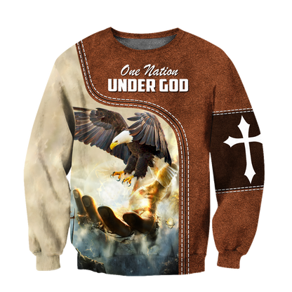 One Nation Under God 3D All Over Printed Shirts